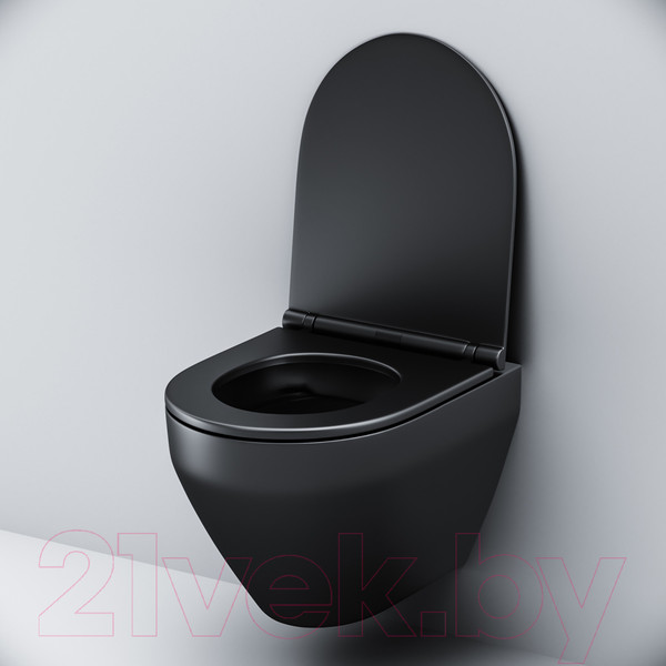 Изображение товара Унитаз подвесной AM.PM Spirit C701700MBSC (с сиденьем)