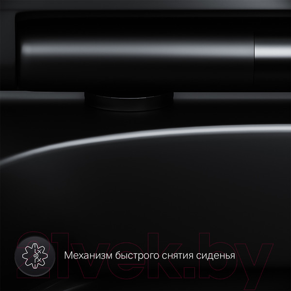 Изображение товара Унитаз подвесной AM.PM Spirit C701700MBSC (с сиденьем)