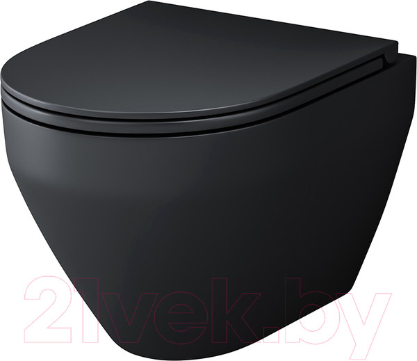 Изображение товара Унитаз подвесной AM.PM Spirit C701700MBSC (с сиденьем)