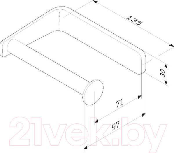 Изображение товара Держатель для туалетной бумаги AM.PM Inspire 2.0 A50A34122