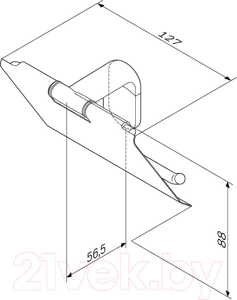 Изображение товара Держатель для туалетной бумаги AM.PM X-Joy A84341422