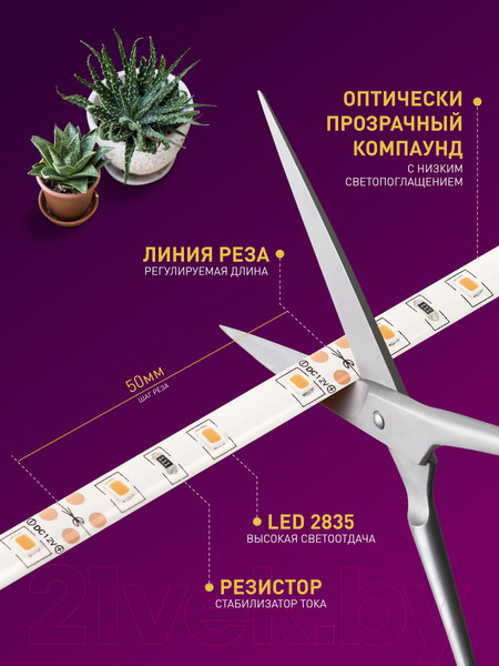 Изображение товара Светодиодная лента ЭРА FITO-Strip Light-RB-2m / Б0057282