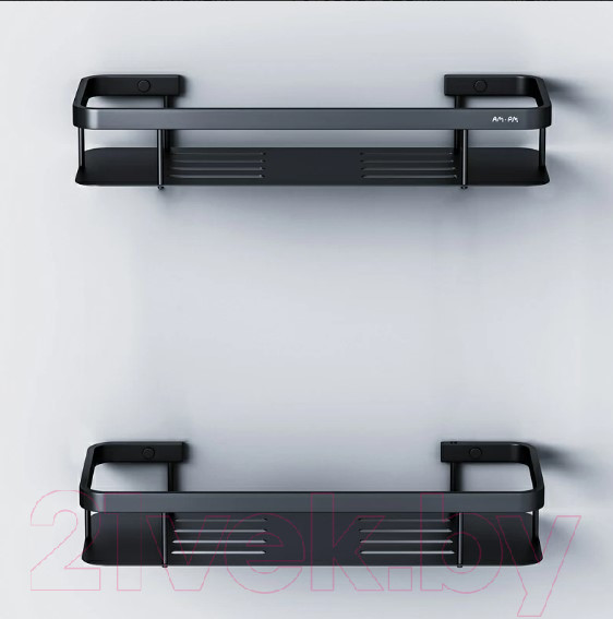 Изображение товара Комплект полок для ванной AM.PM Sense L A7453222 (черный)