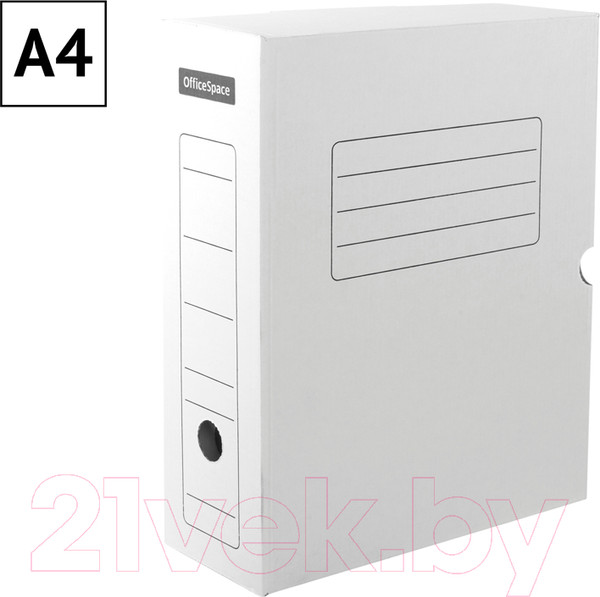 Изображение товара Коробка архивная OfficeSpace 219276 (белый)