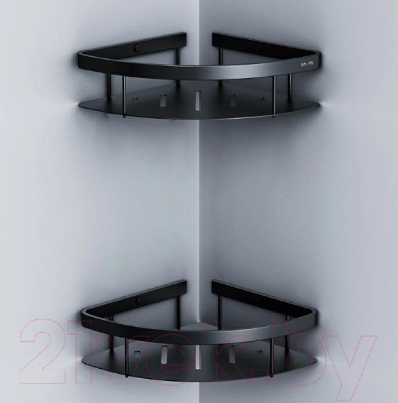 Изображение товара Комплект полок для ванной AM.PM Sense L A7454222 (черный)