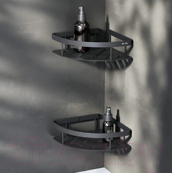Изображение товара Комплект полок для ванной AM.PM Sense L A7454222 (черный)