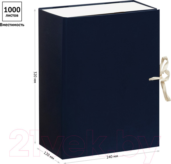 Изображение товара Коробка архивная OfficeSpace 284721 (синий)