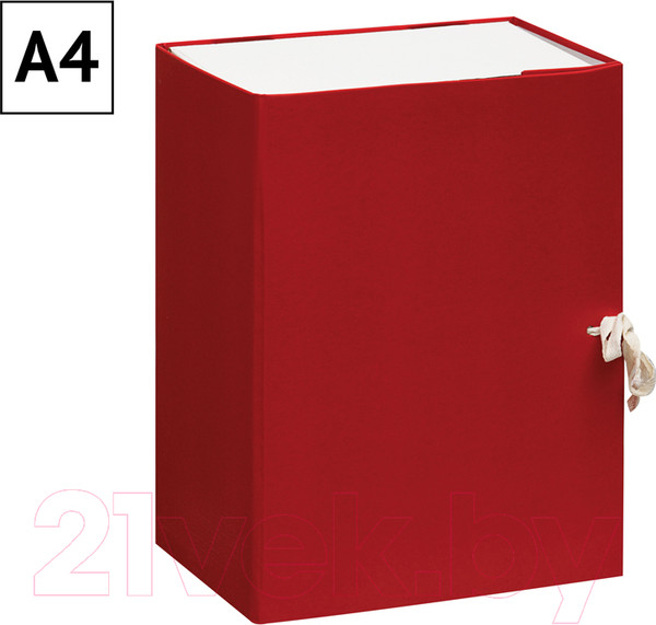 Изображение товара Коробка архивная OfficeSpace 284724 (красный)