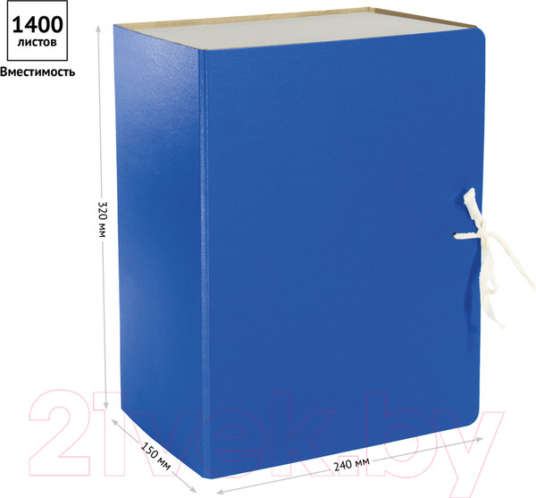 Изображение товара Коробка архивная OfficeSpace 318730 (синий)