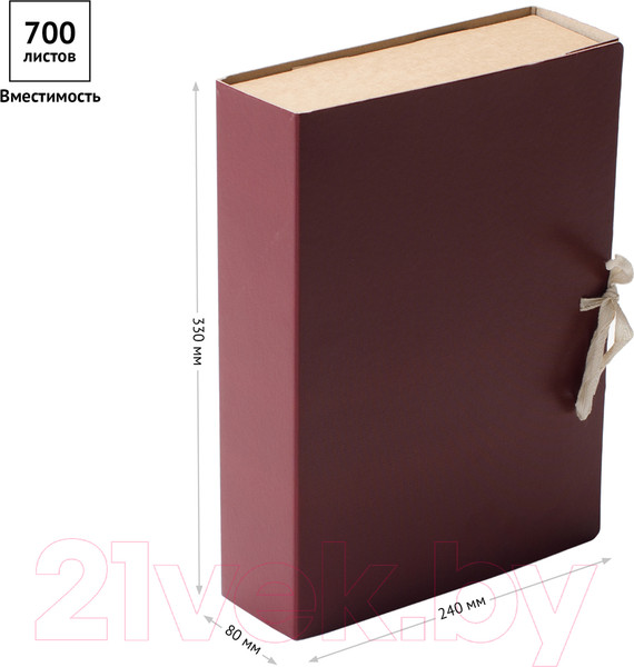 Изображение товара Коробка архивная OfficeSpace 312550