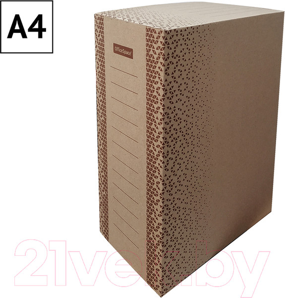 Изображение товара Коробка архивная OfficeSpace Standard / 264784 (бурый)