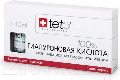 Изображение товара Сыворотка для лица TETe Cosmeceutical Гиалуроновая кислота 100% (3x10мл)