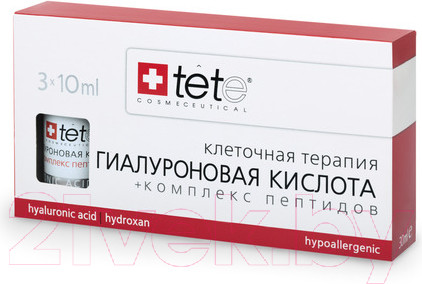 Изображение товара Сыворотка для лица TETe Cosmeceutical Гиалуроновая кислота+Комплекс пептидов (3x10мл)