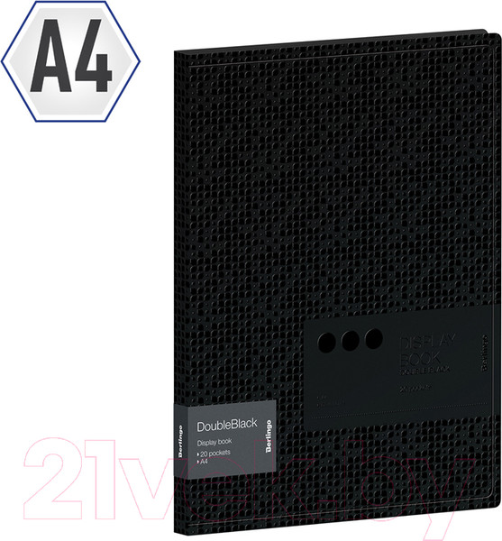 Изображение товара Папка для бумаг Berlingo DoubleBlack / DB4_10701 (черный)