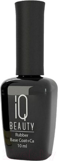 Изображение товара База для лака IQ Beauty Каучуковая с кальцием Карамель (10мл)