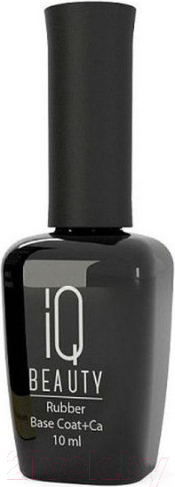 Изображение товара База для лака IQ Beauty Каучуковая с кальцием Розовый (10мл)