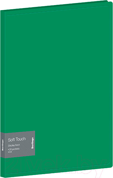 Изображение товара Папка для бумаг Berlingo Soft Touch / DB4_20983 (зеленый)