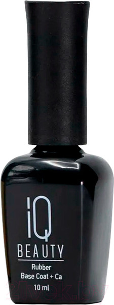 Изображение товара База для лака IQ Beauty Каучуковое с кальцием Брызги шампанского С шиммером (10мл)
