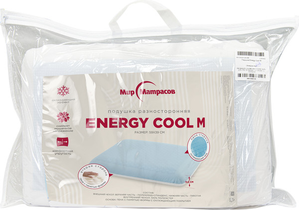Изображение товара Подушка для сна Мир матрасов Energy Cool M 60x39