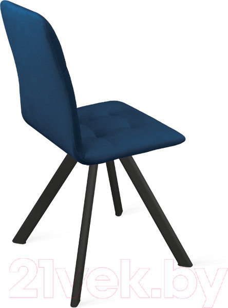 Изображение товара Стул ТриЯ Аспен К2 (черный муар/велюр Confetti Blue)