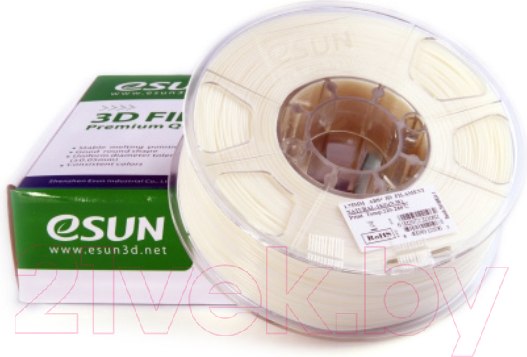 Изображение товара Пластик для 3D-печати eSUN ABS + / т0029664 (1.75мм, 1кг, натуральный)