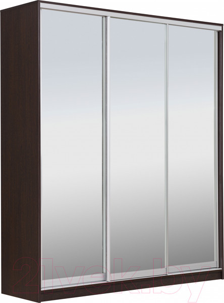 Изображение товара Шкаф-купе Рэйгрупп 176 VVX Elgon РГ-03.04 (венге/хром)