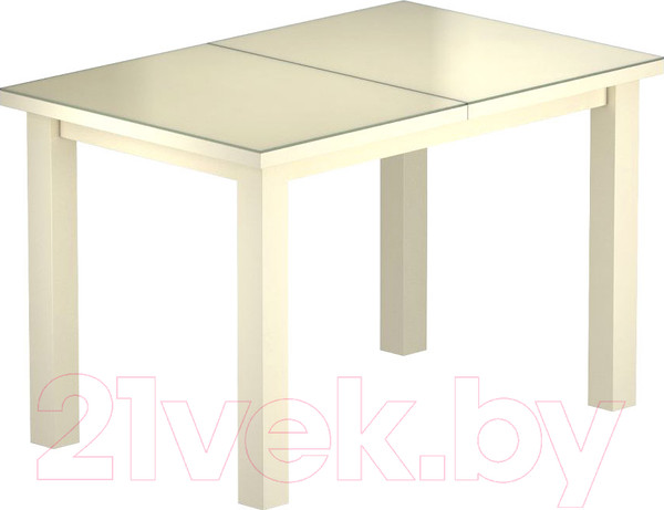 Изображение товара Обеденный стол Васанти Плюс ВС-20 120/160x80М (бежевый матовый)
