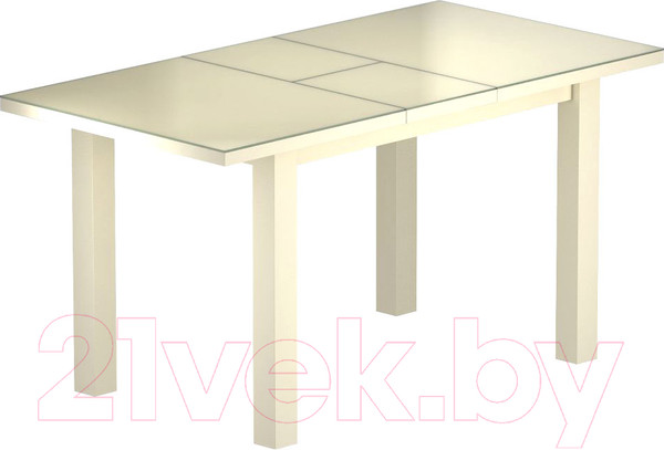 Изображение товара Обеденный стол Васанти Плюс ВС-20 120/160x80М (бежевый матовый)