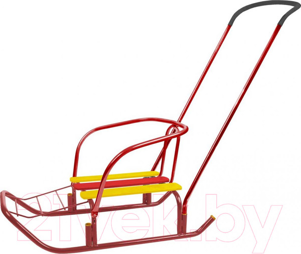 Изображение товара Санки детские Ника Ветерок 7+ / В7+/К (красный)