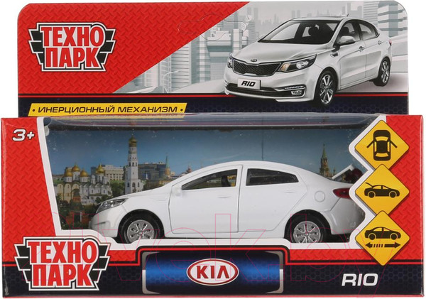 Изображение товара Автомобиль игрушечный Технопарк Kia Rio / RIO-WT