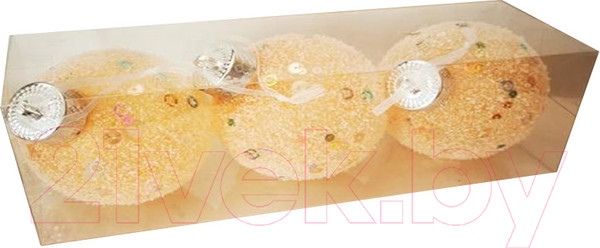 Изображение товара Набор шаров новогодних MONAMI ST22-2713 (3шт)