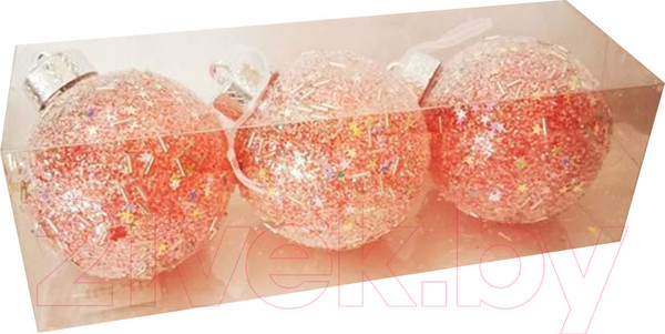 Изображение товара Набор шаров новогодних MONAMI ST22-2722 (3шт)