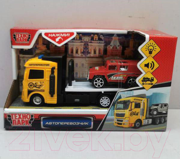 Изображение товара Автовоз игрушечный Технопарк Автоперевозчик / 2054255-R
