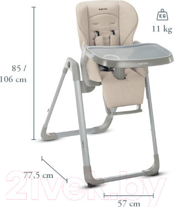 Изображение товара Стульчик для кормления Inglesina My Time / AZ91K9SGA (Sugar)