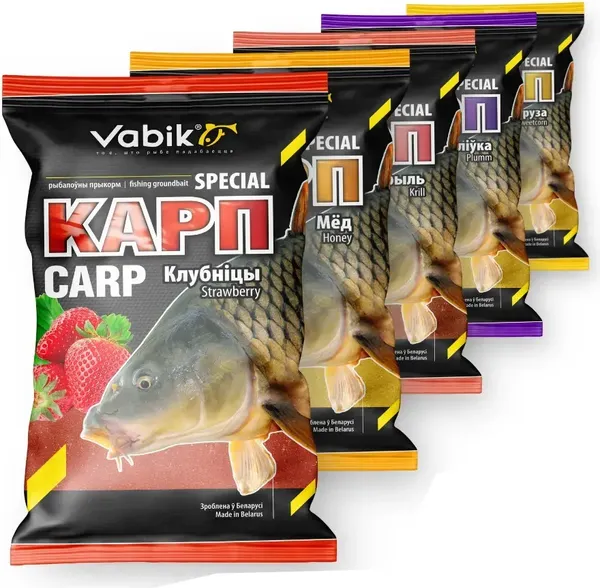 Изображение товара Прикормка рыболовная Vabik Special Карп Криль / 6676 (1кг)