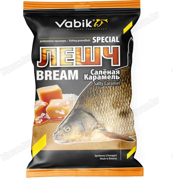 Изображение товара Прикормка рыболовная Vabik Special Лещ Соленая Карамель / 6671 (1кг)