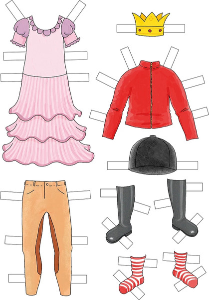 Изображение товара Развивающая книга Альпина Конни и бумажные куклы для вырезания с раскраской