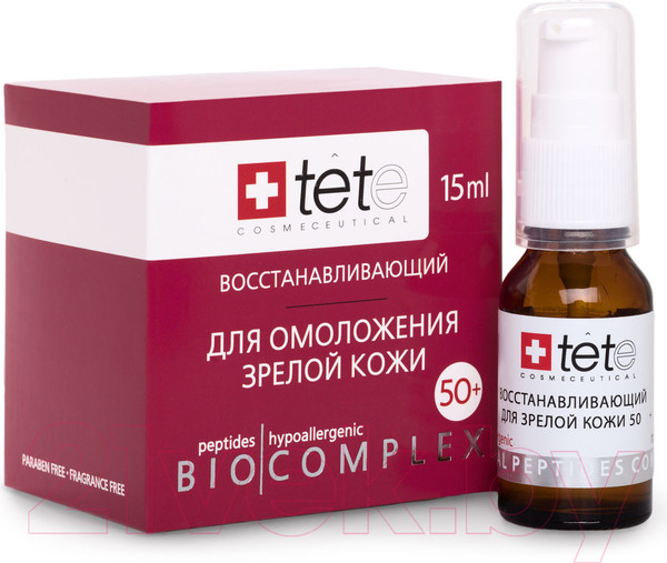 Изображение товара Сыворотка для лица TETe Cosmeceutical Биокомплекс восстанавливающий 50+ (15мл)