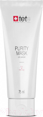 Изображение товара Маска для лица кремовая TETe Cosmeceutical Себорегулирующая очищающая с цинком и красной глиной Purity Mask (75мл)