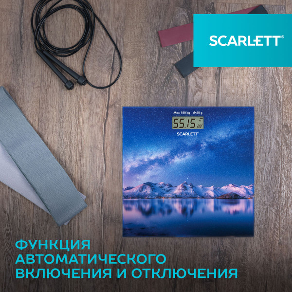 Изображение товара Напольные весы электронные Scarlett SC-BS33E022 (звездное небо)