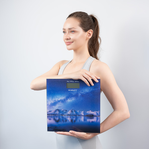 Изображение товара Напольные весы электронные Scarlett SC-BS33E022 (звездное небо)