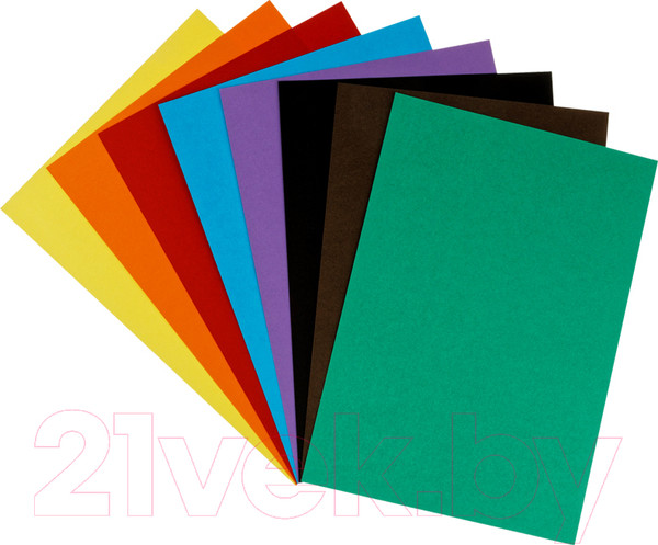 Изображение товара Набор цветного картона Мульти-пульти Енот в космосе / КЦт8-8_44859 (8цв)