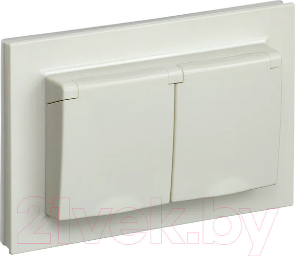 Изображение товара Розетка IEK Brite BR-R26-16-44-K10-F (бежевый)