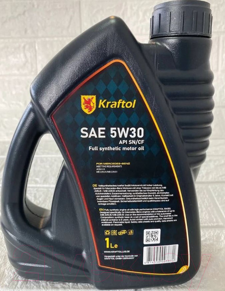 Изображение товара Моторное масло Kraftol MB C4 5W30 / 3871 (1л)