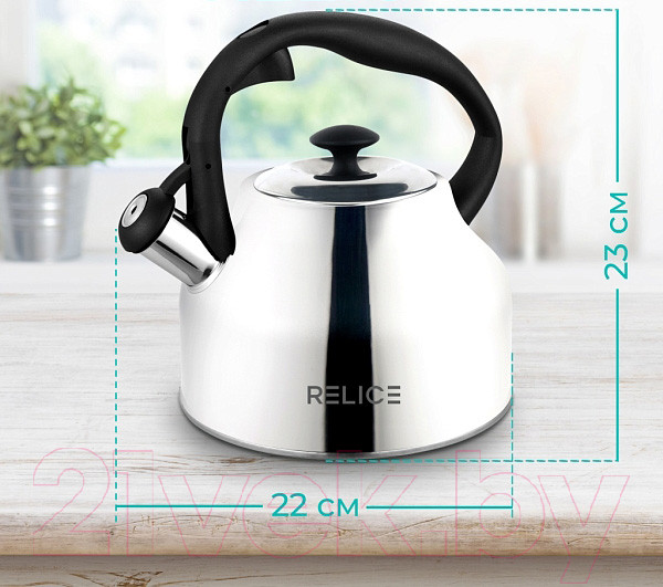 Изображение товара Чайник со свистком Relice RL-2501