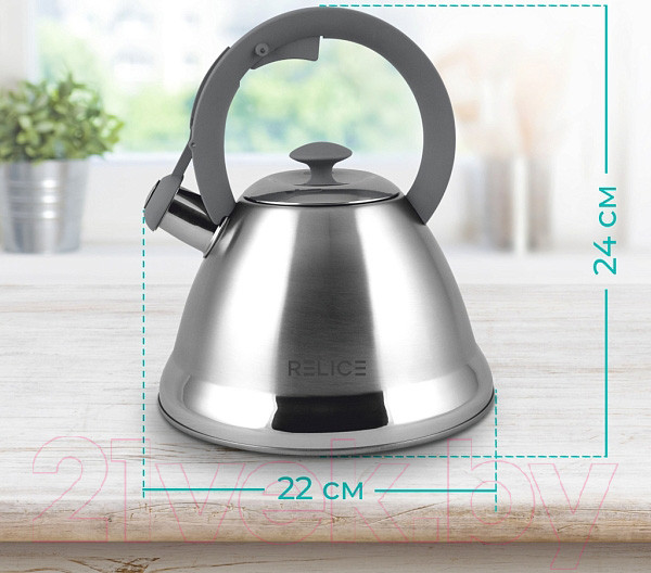 Изображение товара Чайник со свистком Relice RL-2503
