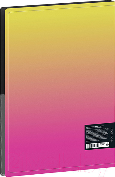 Изображение товара Папка для бумаг Berlingo Radiance / RB4_2D001 (желтый/розовый)