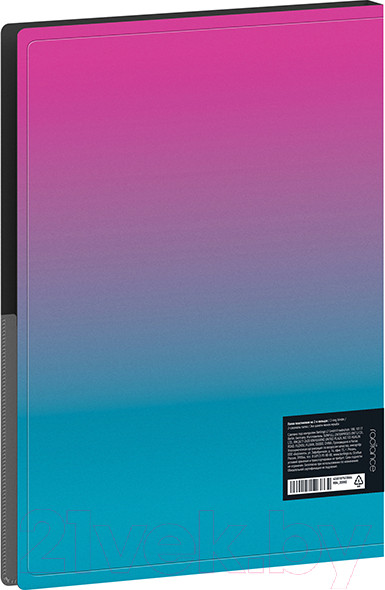 Изображение товара Папка для бумаг Berlingo Radiance / RB4_2D002 (розовый/голубой)