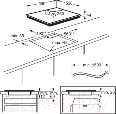 Изображение товара Индукционная варочная панель Electrolux EIS62443
