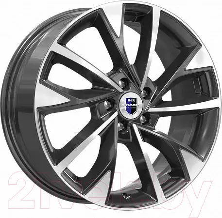 Изображение товара Литой диск K&K Роквуд 17x7" 5x114.3мм DIA 67.1мм ET 50мм Алмаз